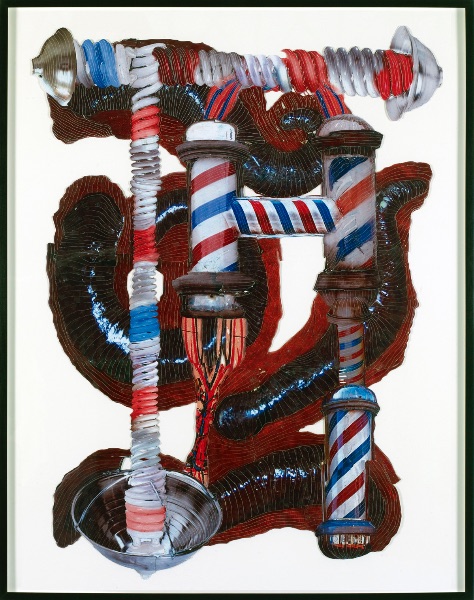Blue Blood Barber Pole