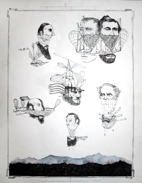 Reconstruction Fantasies of Civil War Generals (beard balloons)