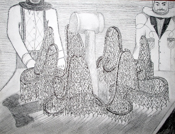 Men with hats and hammers in hand