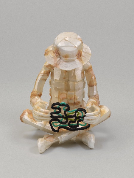 Child Soldier Examining Fun Shape